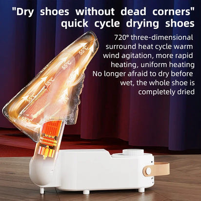 Intelligent Timer Adjustable Shoe Dryer
